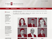 Tablet Screenshot of juris-initiative.net